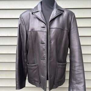 Carlo Amboldi Leather Coat | women’s